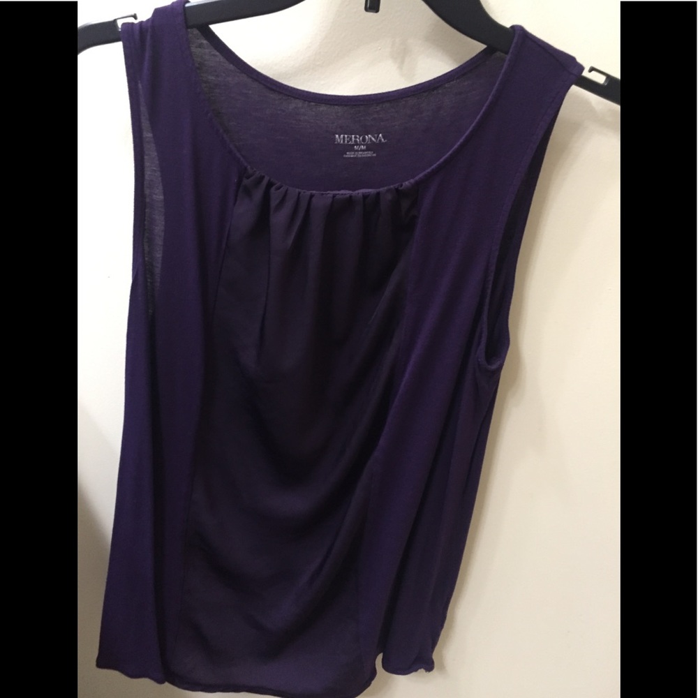 Merona Women’s eggplant tank top
